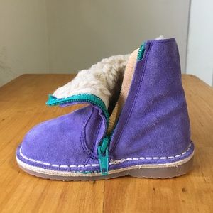 Mini Boden Fux Fur Lined Boots